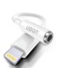 Ubon White WR-466 3.5 mm Headphone Jack Adapter