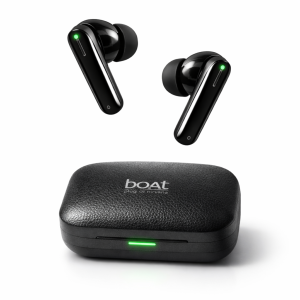 boAt Airdopes Air7 Pro Wireless Earbuds | 80H Playback, Bluetooth v5.1, Touch Control, IPX4 Sweat Resistant Earbuds